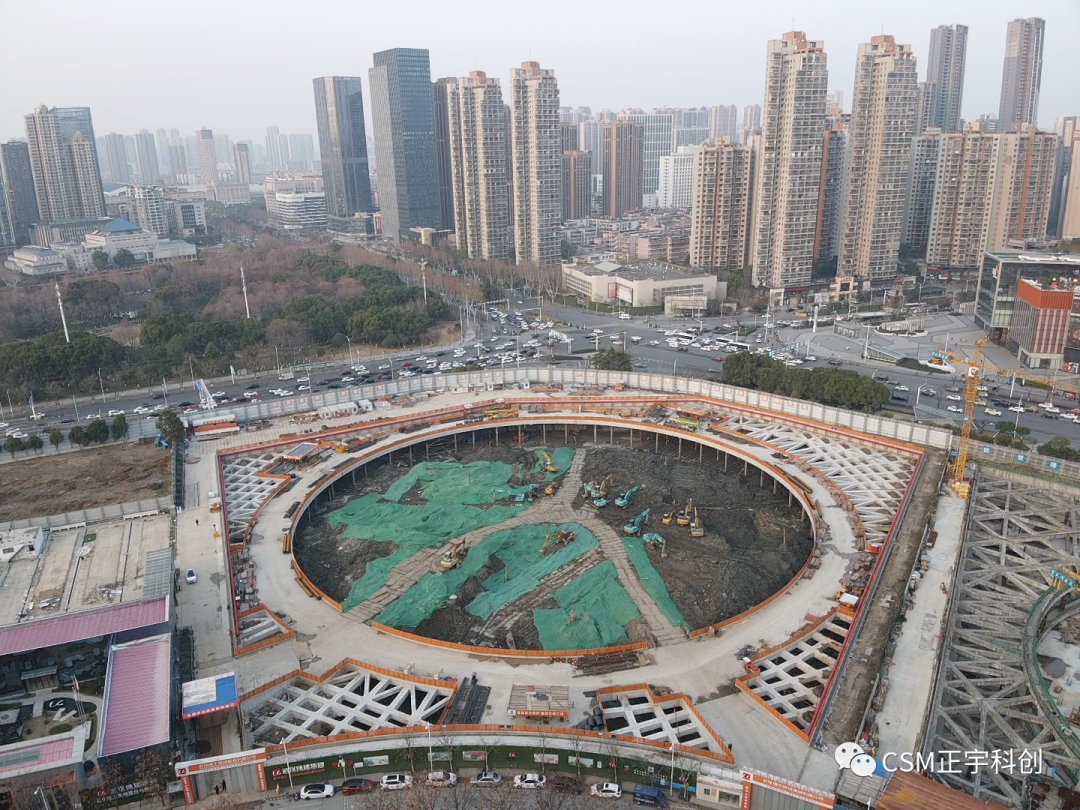 2023完美開端！上海金泰SMC工法鉆機(jī)助力武漢廣電全媒體中心項(xiàng)目